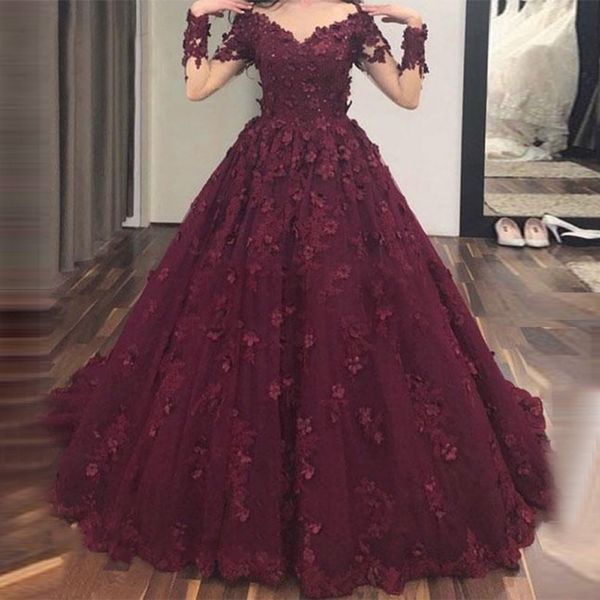 2021 ball gown woman long sleeves prom dresses plus size long burgundy muslim arabic evening gowns ball gown formal party dress, Black
2021 ball gown woman long sleeves prom dresses plus size long burgundy muslim arabic evening gowns ball gown formal party dress, Black