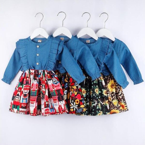 baby girls clothes dresses kids denim floral princess dresses cartoon printed cotton linen dress ruffle long sleeve round collar dress c6830, Red;yellow
baby girls clothes dresses kids denim floral princess dresses cartoon printed cotton linen dress ruffle long sleeve round collar dress c6830, Red;yellow
