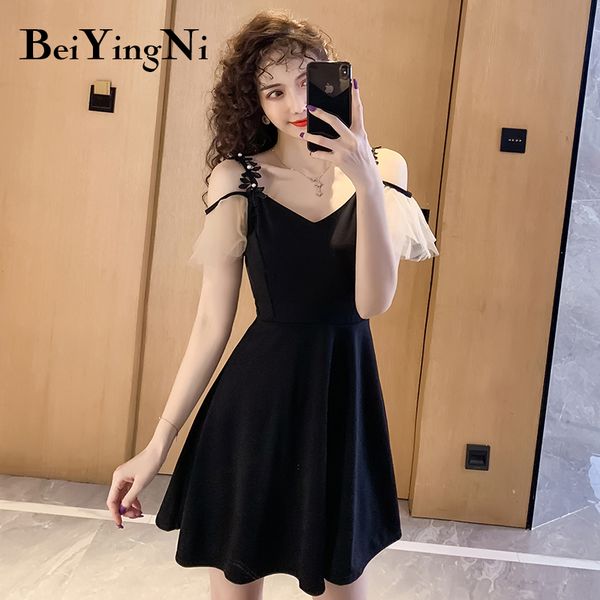 beiyingni kawaii black dress off shoulder new fashion summer v-neck woman's dress vintage high waist plus size vestido 2020, Black;gray
beiyingni kawaii black dress off shoulder new fashion summer v-neck woman's dress vintage high waist plus size vestido 2020, Black;gray