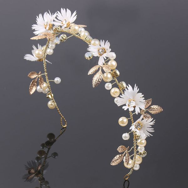 bride wedding hair jewelry handmade hairband headdress tiara for brides wedding hair accessories wholesale, Golden;white
bride wedding hair jewelry handmade hairband headdress tiara for brides wedding hair accessories wholesale, Golden;white
