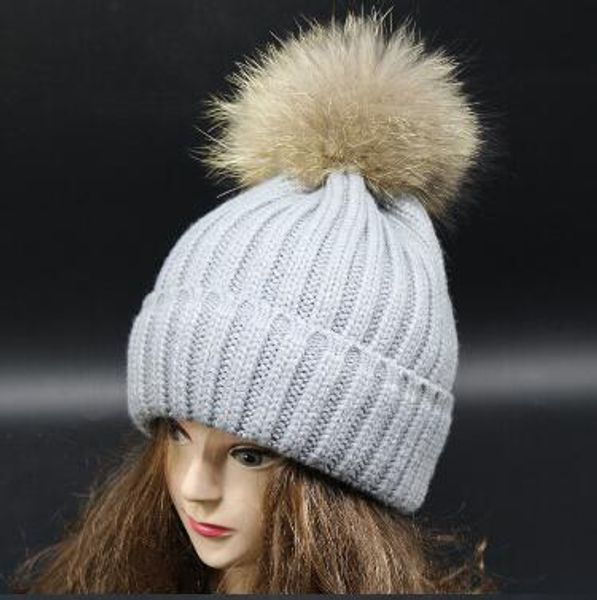winter caps beanies knit hats ball beanies hats caps autumn and winter large raccoon ball wool hat 18cm ball lady thick warm knitted hat, Blue;gray
winter caps beanies knit hats ball beanies hats caps autumn and winter large raccoon ball wool hat 18cm ball lady thick warm knitted hat, Blue;gray
