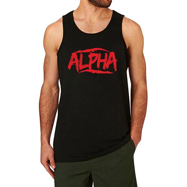 men's summer cotton alpha bodybuilding muscle gym workout yoga tank men vest black summer cotton letter print tank top, White;black
men's summer cotton alpha bodybuilding muscle gym workout yoga tank men vest black summer cotton letter print tank top, White;black