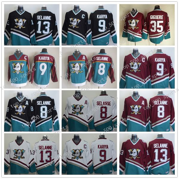 vintage anaheim mighty ducks хоккей трикотажные 8 селянне 9 пол кария 35 жан-себастьян жигер 13 селянне 1998 ccm джерси, Black;red
vintage anaheim mighty ducks хоккей трикотажные 8 селянне 9 пол кария 35 жан-себастьян жигер 13 селянне 1998 ccm джерси, Black;red