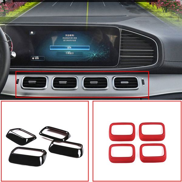 black and red abs car center air conditioning vent frame trim accessories for gle gls class w166 2020
black and red abs car center air conditioning vent frame trim accessories for gle gls class w166 2020