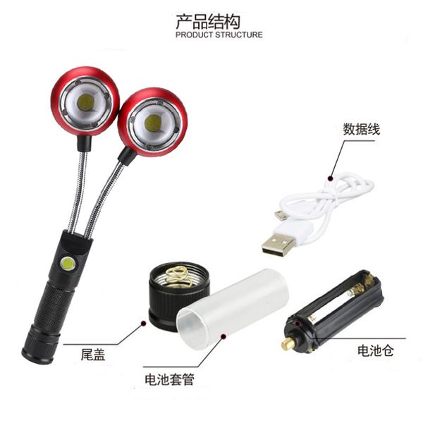 strong magnetic double headlights led work hold portable usb charge cob overhaul emergency repair special-purpose lamp
strong magnetic double headlights led work hold portable usb charge cob overhaul emergency repair special-purpose lamp