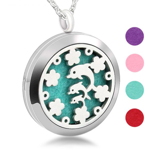 stainless steel aromatherapy charm accessories perfume hollow dolphin pendant elegant personality gift, Silver
stainless steel aromatherapy charm accessories perfume hollow dolphin pendant elegant personality gift, Silver