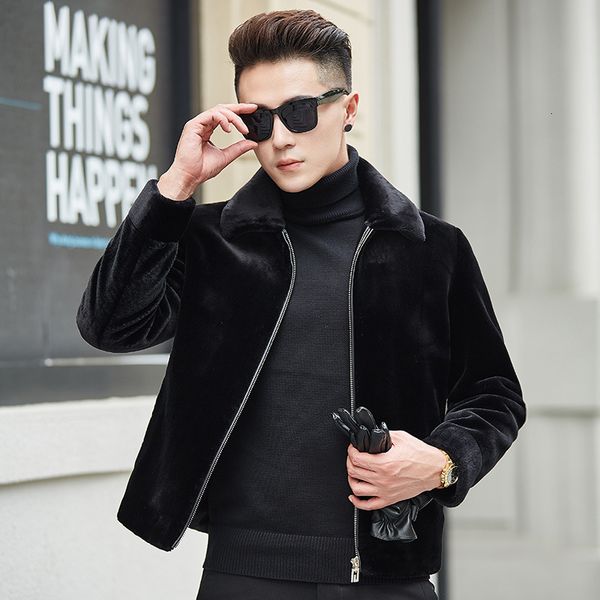luxury motocycle shearling jacket men casual turn-down collar office wool coats solid black sheep real fur outwear men plus size
luxury motocycle shearling jacket men casual turn-down collar office wool coats solid black sheep real fur outwear men plus size