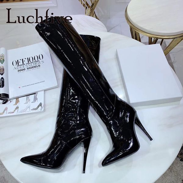 luchfive gold black over the knee high boots stilettle high heel pointed toe long boots winter genuine leather shoes women
luchfive gold black over the knee high boots stilettle high heel pointed toe long boots winter genuine leather shoes women
