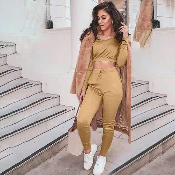 women's sports suits tracksuit winter sportwear womens pure color long sleeves casual pencil pants sports trousers suit#g4, White;black
women's sports suits tracksuit winter sportwear womens pure color long sleeves casual pencil pants sports trousers suit#g4, White;black