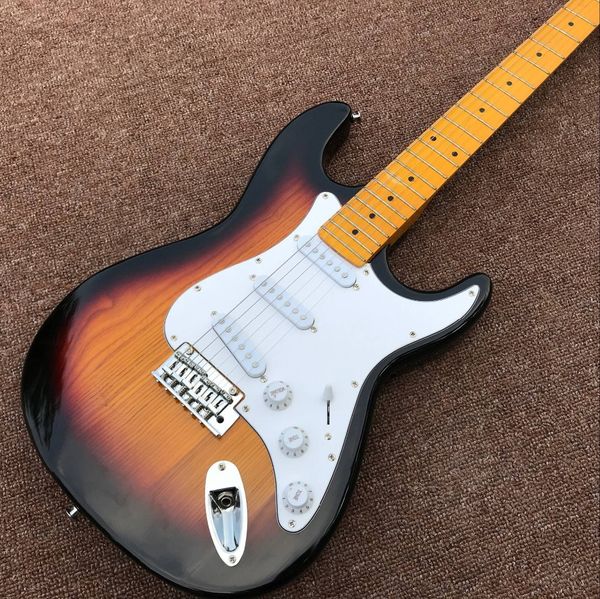 custom shop st electric guitar,sunburst handwork 6 strings maple fingerboard guitarra,real p
custom shop st electric guitar,sunburst handwork 6 strings maple fingerboard guitarra,real p