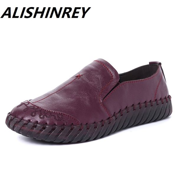 2020 fashion women shoes genuine leather loafers women casual shoes handmade soft comfortable flats, Black
2020 fashion women shoes genuine leather loafers women casual shoes handmade soft comfortable flats, Black