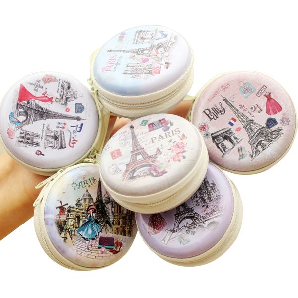 coin purse girl coin bag compression headset package iron tower pattern round tinplate global new cute zipper case small bag, Red;black
coin purse girl coin bag compression headset package iron tower pattern round tinplate global new cute zipper case small bag, Red;black