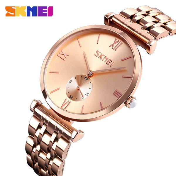 fashion quartz watch skmei couple watches stainless steel women's bracelet business men's watch waterproof wristwatch clock, Slivery;brown
fashion quartz watch skmei couple watches stainless steel women's bracelet business men's watch waterproof wristwatch clock, Slivery;brown