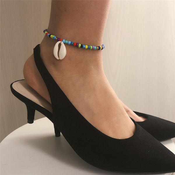 bohemian shell pendant colorful beads anklets bracelet for women vintage boho green stone anklet beach leg foot jewelry, Red;blue
bohemian shell pendant colorful beads anklets bracelet for women vintage boho green stone anklet beach leg foot jewelry, Red;blue