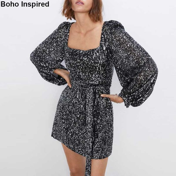 boho inspired sequined party dress long sleeve square neck winter dress women mini chic women 2019 new vestidos, Black;gray
boho inspired sequined party dress long sleeve square neck winter dress women mini chic women 2019 new vestidos, Black;gray