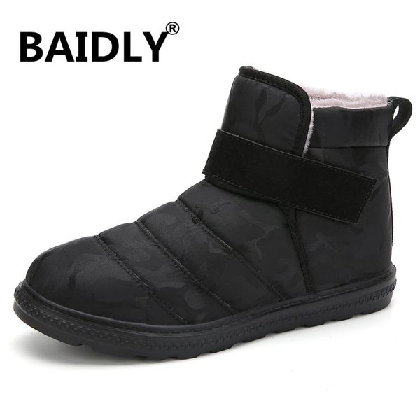 winter men snow boots waterproof shoes winter boots with fur fashion men ankle warm plush footwear shoes, Black
winter men snow boots waterproof shoes winter boots with fur fashion men ankle warm plush footwear shoes, Black