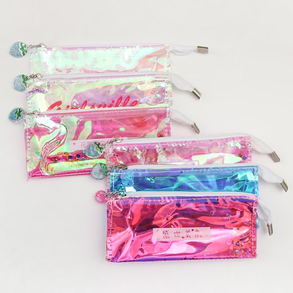 1pc new women transparent colorful laser cosmetic bag fashion creative sequins shifting pvc makeup pouch case girl pencil bag
1pc new women transparent colorful laser cosmetic bag fashion creative sequins shifting pvc makeup pouch case girl pencil bag