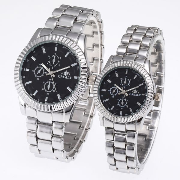 wristwatch ladies pair watch femme stainless steel lovers montres retro dial women man quartz female couple watches, Slivery;brown
wristwatch ladies pair watch femme stainless steel lovers montres retro dial women man quartz female couple watches, Slivery;brown