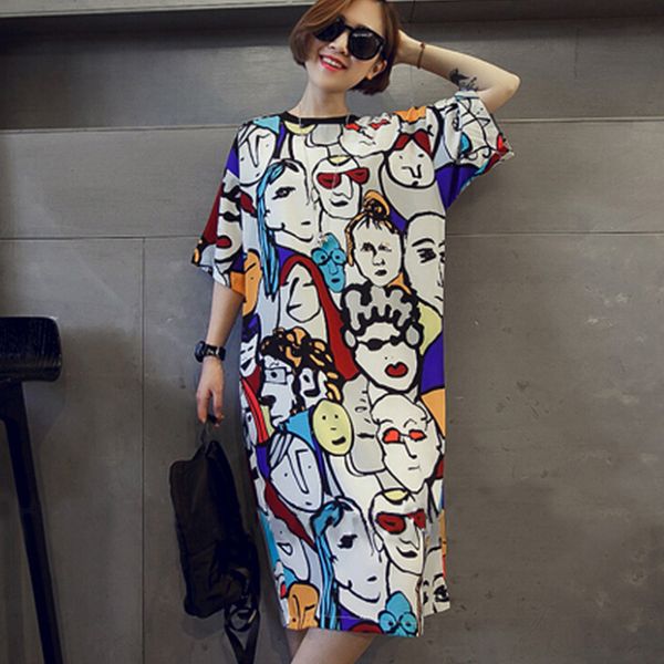 women homewear short sleeve sleep dress cartoon pattern printed sleepshirt female summer short sleeve o-neck collar sleepwear, Black;red
women homewear short sleeve sleep dress cartoon pattern printed sleepshirt female summer short sleeve o-neck collar sleepwear, Black;red