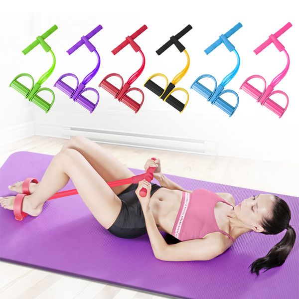 resistance bands 4 tube fitness exercise equipment elastic 6 color sit up pull rope gym workout
resistance bands 4 tube fitness exercise equipment elastic 6 color sit up pull rope gym workout