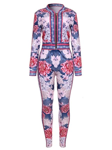 мода цветочный печати женщины tracksuit set осень зима с длинным рукавом повседневная молния короткая куртка + штаны костюм женщин 2 шт комп, White;black
мода цветочный печати женщины tracksuit set осень зима с длинным рукавом повседневная молния короткая куртка + штаны костюм женщин 2 шт комп, White;black