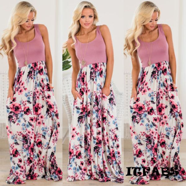 beach holiday casual summer sleeveless patchwork sundress women boho long maxi dress loose plus size, Black;gray
beach holiday casual summer sleeveless patchwork sundress women boho long maxi dress loose plus size, Black;gray