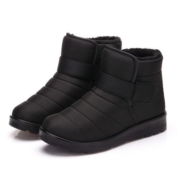 dm53 new fashion men winter shoes solid color snow boots plush inside antiskid bottom keep warm waterproof ski boot size 35 - 46, Black
dm53 new fashion men winter shoes solid color snow boots plush inside antiskid bottom keep warm waterproof ski boot size 35 - 46, Black