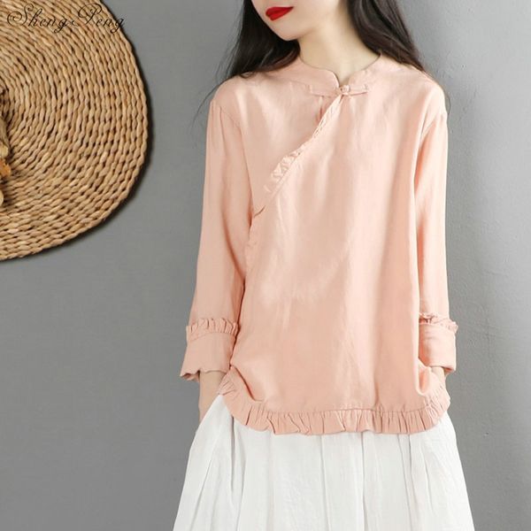 traditional chinese blouse shirt for women mandarin collar oriental linen shirt blouse female elegant cheongsam v1474, Red
traditional chinese blouse shirt for women mandarin collar oriental linen shirt blouse female elegant cheongsam v1474, Red