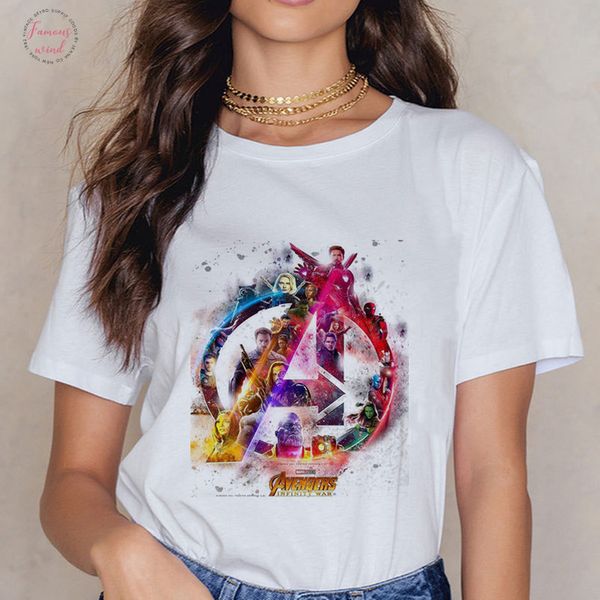 женская marvel movie print harajuku tshirt фильм мстители печать 0 воротник рубашки с коротким рукавом женская одежда рубашка street, White
женская marvel movie print harajuku tshirt фильм мстители печать 0 воротник рубашки с коротким рукавом женская одежда рубашка street, White