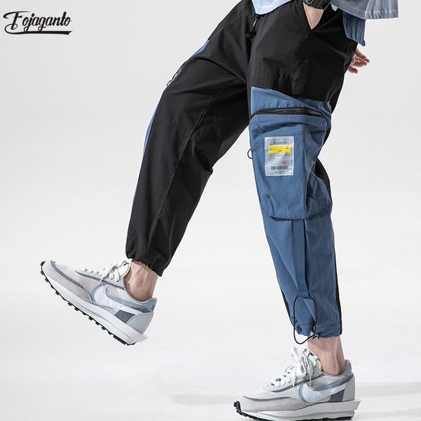 fojaganto summer new cargo pants men street hip hop trend ankle-length pants men's multi-pocket casual straight male, Black
fojaganto summer new cargo pants men street hip hop trend ankle-length pants men's multi-pocket casual straight male, Black