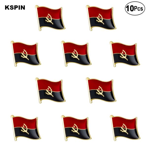 angola flag lapel pin flag badge brooch pins badges 10pcs a lot, Gray
angola flag lapel pin flag badge brooch pins badges 10pcs a lot, Gray