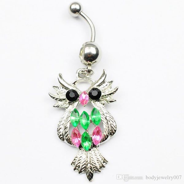 d0096 ( 1 color ) clear color nice belly ring nice owl style belly ring with piercing body jewlery navel belly ring body jewelry, Silver
d0096 ( 1 color ) clear color nice belly ring nice owl style belly ring with piercing body jewlery navel belly ring body jewelry, Silver