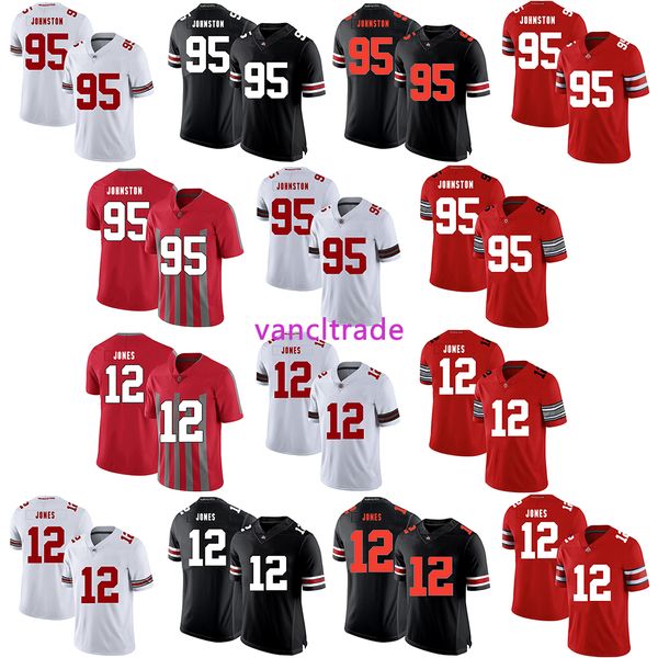 2019 ncaa football ohio state buckeyes 95 cameron johnston 12 cardale jones jerserys, Black;red
2019 ncaa football ohio state buckeyes 95 cameron johnston 12 cardale jones jerserys, Black;red