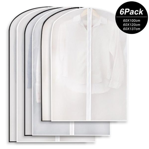 6pcs waterproof clothes storage bag dust cover coat dress suit garment protector wardrobe container clothing organizer pouch
6pcs waterproof clothes storage bag dust cover coat dress suit garment protector wardrobe container clothing organizer pouch