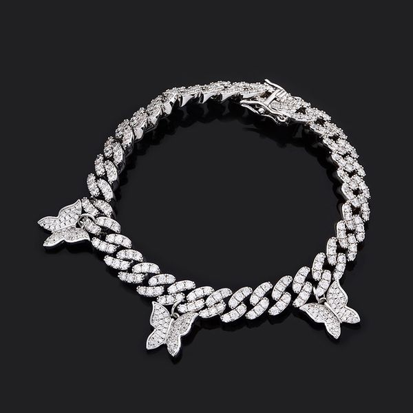 fashion 12mm 7/8inch gold plated micro prong setting cz butterfly cuban bracelet link for mens women jewelry, Black
fashion 12mm 7/8inch gold plated micro prong setting cz butterfly cuban bracelet link for mens women jewelry, Black