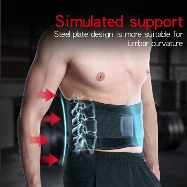 waist support belt with spine steel plate support & pressure strip adjustable breathable gym waist trimmer relief for back pain, Black;gray
waist support belt with spine steel plate support & pressure strip adjustable breathable gym waist trimmer relief for back pain, Black;gray