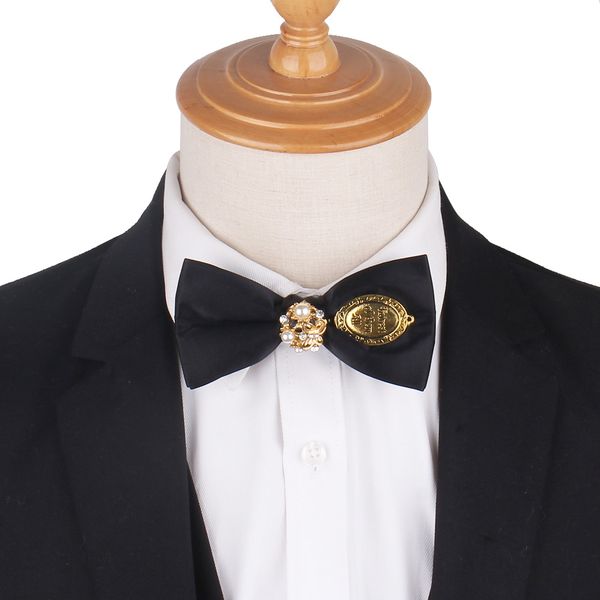original design bow tie handmade men's bow ties for wedding party metal golden wolf two layer neck bowtie fashion solid tie, Black;blue
original design bow tie handmade men's bow ties for wedding party metal golden wolf two layer neck bowtie fashion solid tie, Black;blue