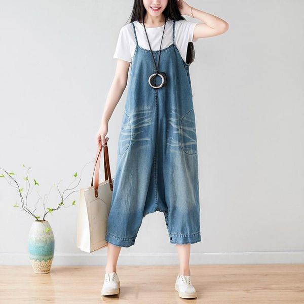 women boyfriend wide leg denim jumpsuit sleeveless drop crotch jean overalls casual streetwear cowboy rompers, Black;white
women boyfriend wide leg denim jumpsuit sleeveless drop crotch jean overalls casual streetwear cowboy rompers, Black;white
