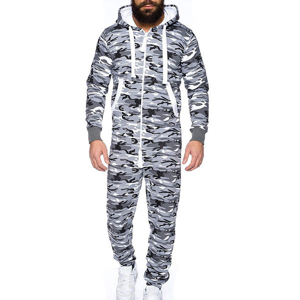 men's camouflage jumpsuit one-piece garment non footed pajama blouse hoodies blouse tracksuits moletom masculino, Gray
men's camouflage jumpsuit one-piece garment non footed pajama blouse hoodies blouse tracksuits moletom masculino, Gray