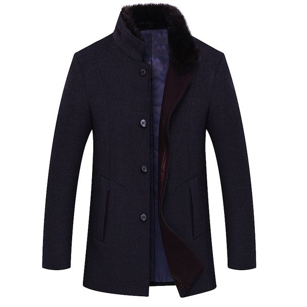large size m - 6xl new style wool coat men smart casual trench male stand collar single breasted woolen outerwear 2018 winter, Black
large size m - 6xl new style wool coat men smart casual trench male stand collar single breasted woolen outerwear 2018 winter, Black