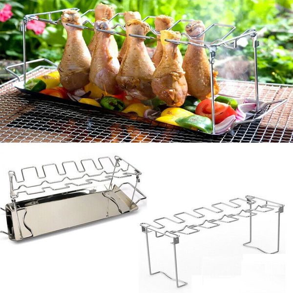 2020 stainless steel multi-purpose 14 slot chicken leg wing drumstick rack oven bbq grill stainless bbq rack grill tray
2020 stainless steel multi-purpose 14 slot chicken leg wing drumstick rack oven bbq grill stainless bbq rack grill tray