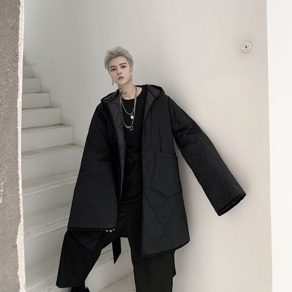 winter new thick coat men's warm fashion parka men solid color casual hooded coat man wild loose cotton long jacket male clothes, Black
winter new thick coat men's warm fashion parka men solid color casual hooded coat man wild loose cotton long jacket male clothes, Black