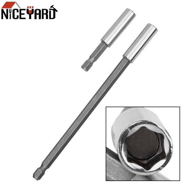 niceyard 60/150mm high-carbon steel hex magnetic bit holder extension drill driver 1/4" durable sleeve adapter screwdriver bars
niceyard 60/150mm high-carbon steel hex magnetic bit holder extension drill driver 1/4" durable sleeve adapter screwdriver bars