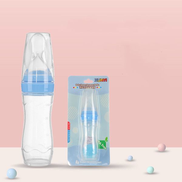 120ml silicone soft spoon head rice paste bottle baby training silicone bottle squeeze spoon children supplement
120ml silicone soft spoon head rice paste bottle baby training silicone bottle squeeze spoon children supplement