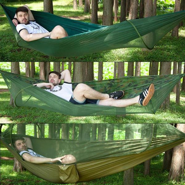 home saledouble / single portable camping travel hammock hanging bed with mosquito net
home saledouble / single portable camping travel hammock hanging bed with mosquito net