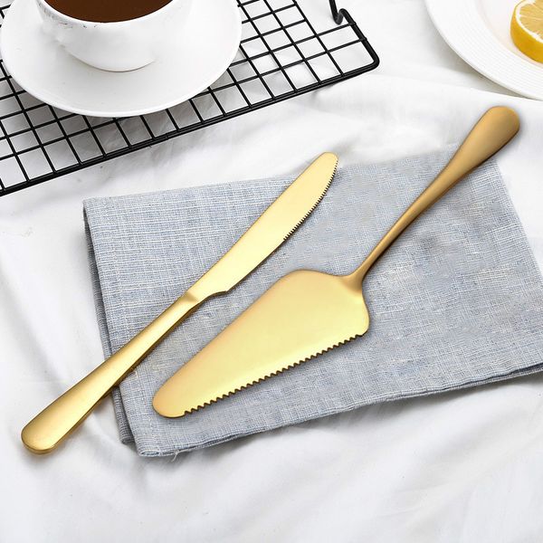 stainless steel golden cutlery wedding cake shovel server gold bread knife dessert muffin birthday party pizza western knives
stainless steel golden cutlery wedding cake shovel server gold bread knife dessert muffin birthday party pizza western knives