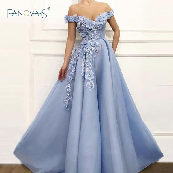 blue evening dresses 2019 off the shoulder flower beaded formal evening gown long prom dress dress party vestido de fiesta ne24, White;black
blue evening dresses 2019 off the shoulder flower beaded formal evening gown long prom dress dress party vestido de fiesta ne24, White;black