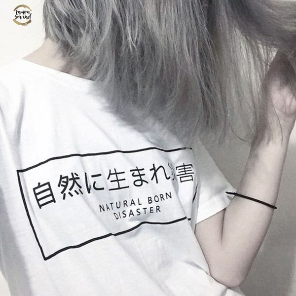 natuur geboren ramp harajuku vrouwelijke mode t shirt japanse karakter stijl tees casual tumblr instagram casual, White
natuur geboren ramp harajuku vrouwelijke mode t shirt japanse karakter stijl tees casual tumblr instagram casual, White