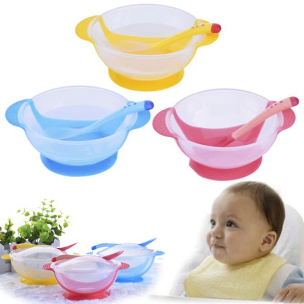 creative baby infants feeding sucker bowl with sucker and temperature sensing suction cup bowl slip-resistant tableware set-blue
creative baby infants feeding sucker bowl with sucker and temperature sensing suction cup bowl slip-resistant tableware set-blue