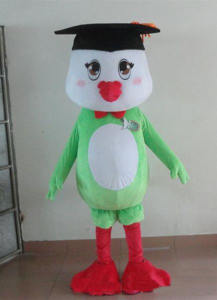 2018 professional custom deluxe dr. bird mascot costume cute green birds character clothes halloween, Red;yellow
2018 professional custom deluxe dr. bird mascot costume cute green birds character clothes halloween, Red;yellow